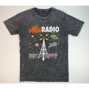 Coldplay Music of the Spheres Alien Radio World Tour 2022 Acid Wash T-Shirt M